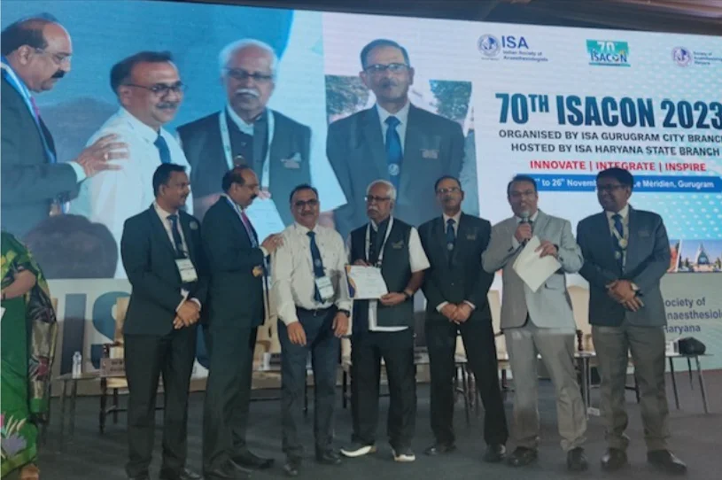 Best Branch (small) category Award to ISA GBN at ISACON 2023, Gurugram