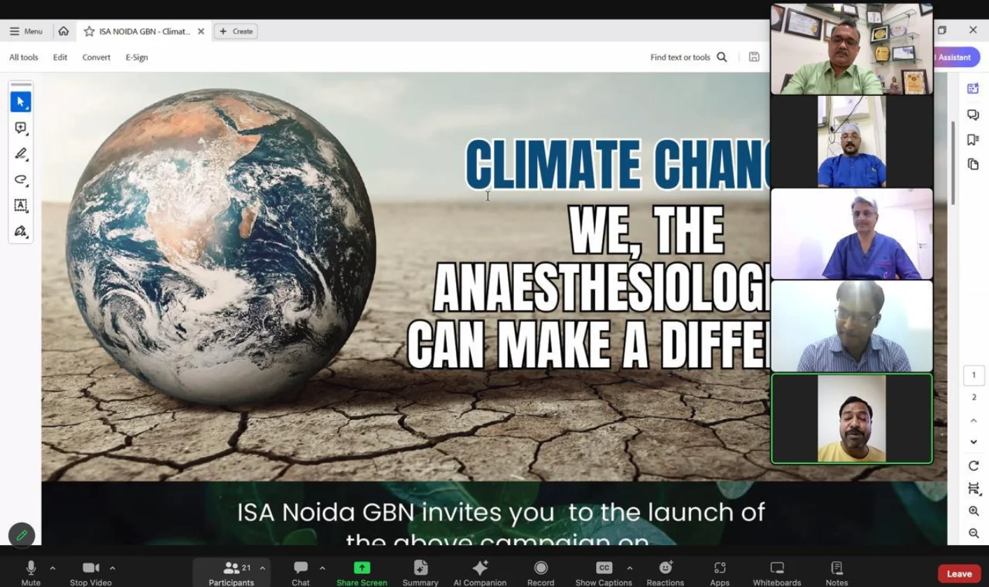 Climate Change & Anaesthesia